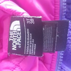 North face jacket size 3t